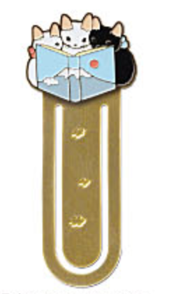 Pottering Cat Bookmark - Fuji Mountain