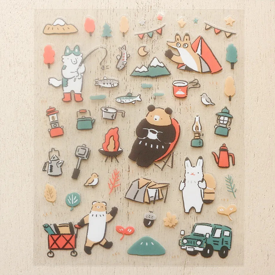 Cozyca x Masao Takahata - Sticker Sheet - Fun Camping
