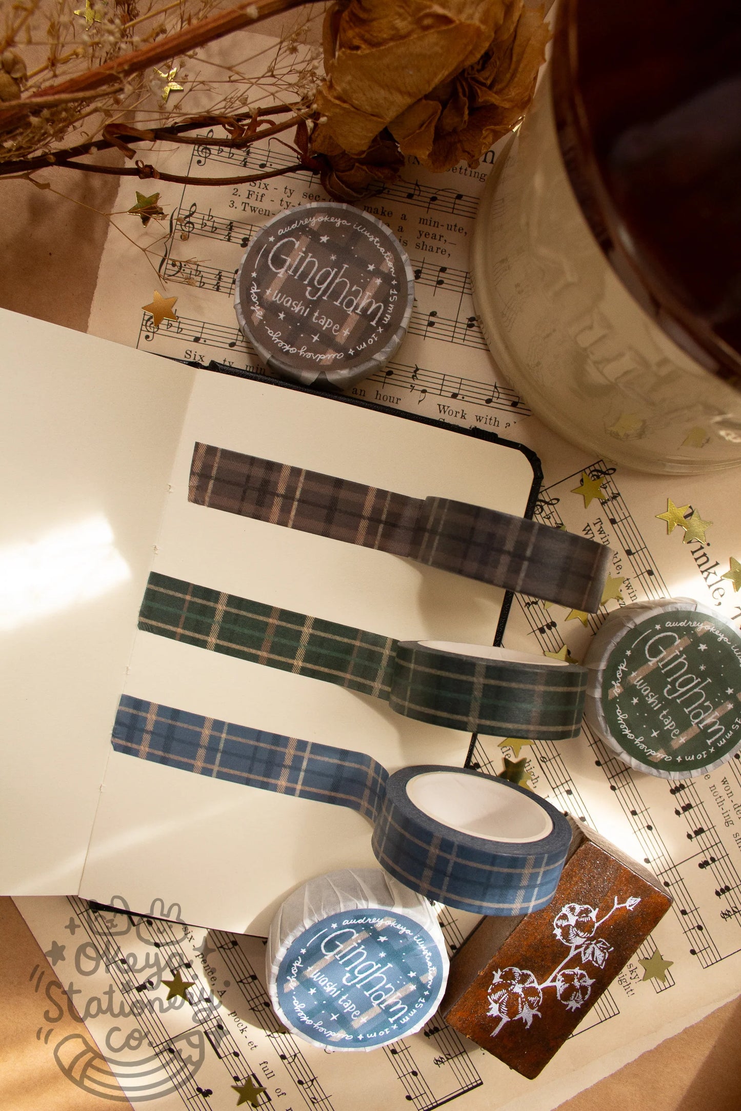 Okeya Stationery Co. - Gingham Washi Tape