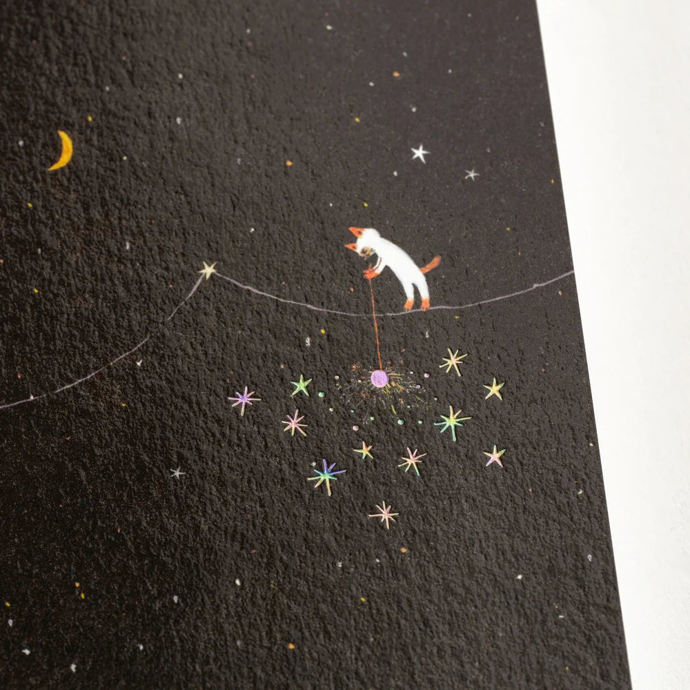 Hobonichi Techo Graph Notebook - Hiroko Kubota: Another Night of Falling Star Sparklers