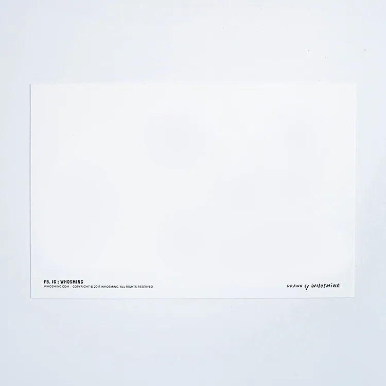 WHOSMiNG Postcard - Happy Birthday