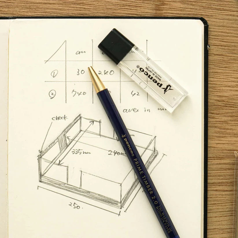 Penco Prime Timber Brass Mechanical Pencil