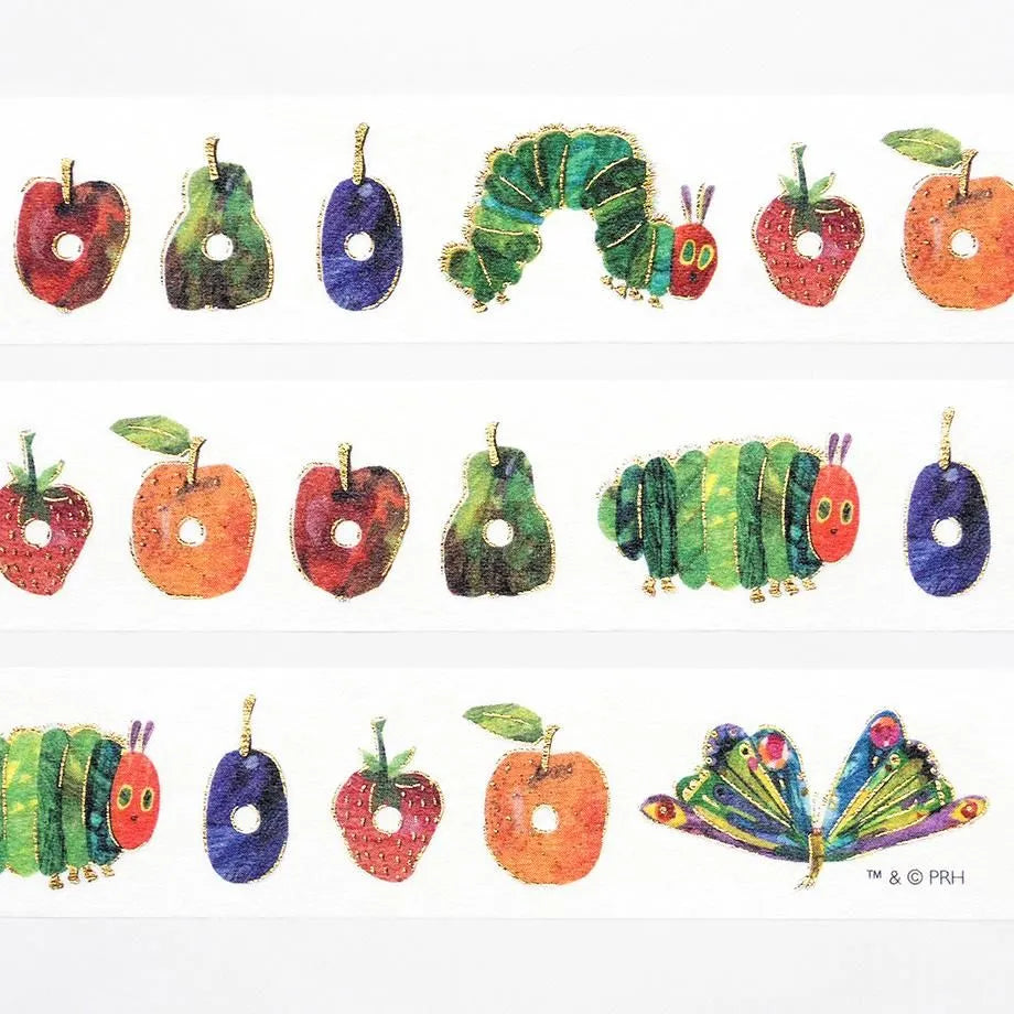 Cozyca x Eric Carle - Washi Tape - The Very Hungry Caterpillar
