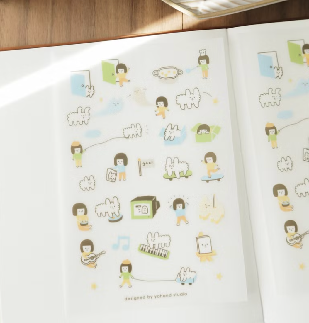 Yohand Studio Print-On Sticker Sheet - Ideal Life