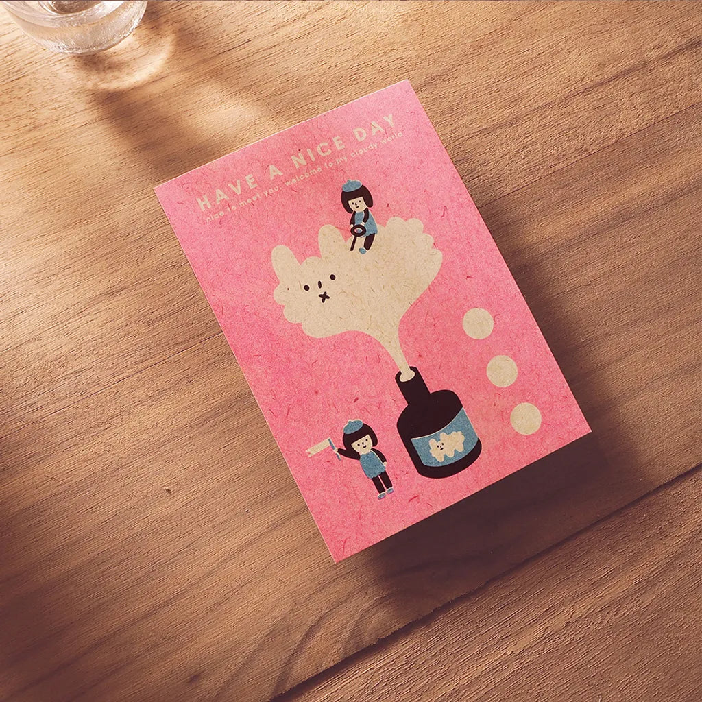 Yohand Studio - Risograph Postcard - Ink and Inspiration
