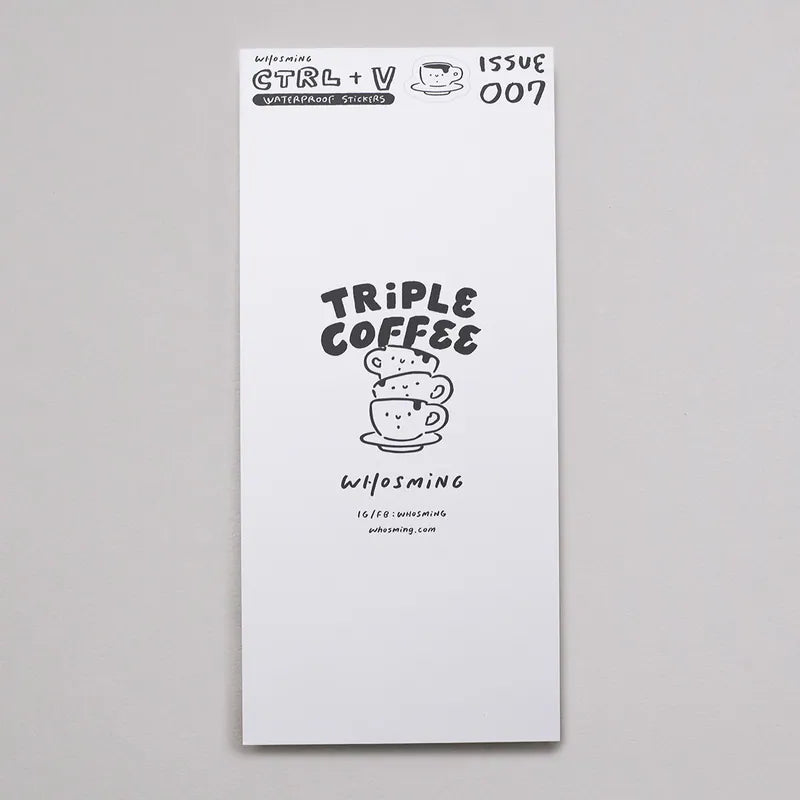 WHOSMiNG Sticker Sheet - CTRL+V Series - Issue 007