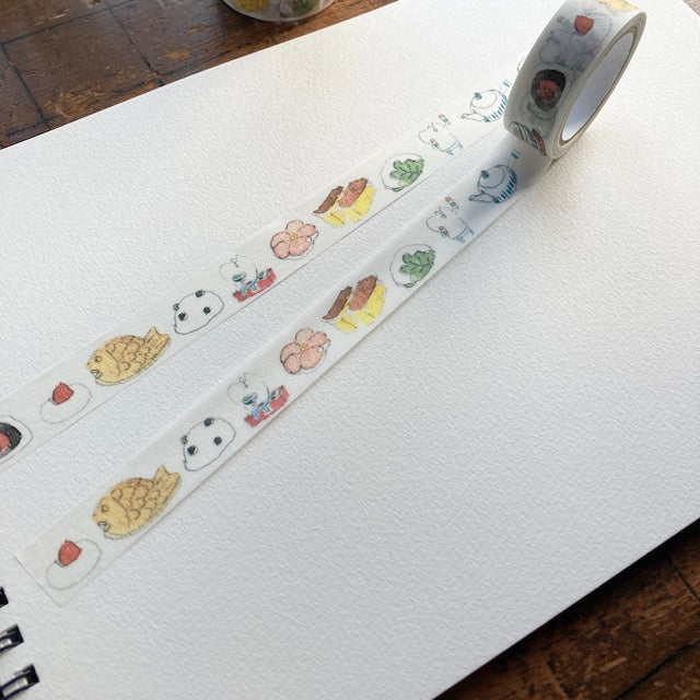Spica Garden Washi Tape - muu-chan Series - Japanese Sweets