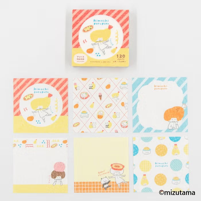 Furukawashiko x Mizutama - Memo Pad - Kimochi Poroporo Series - Restaurant