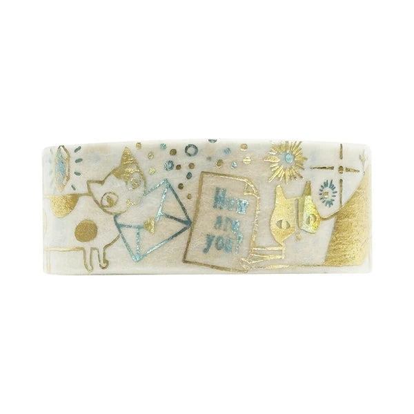Shinzi Katoh Washi Tape - Hoshiakari - Letter