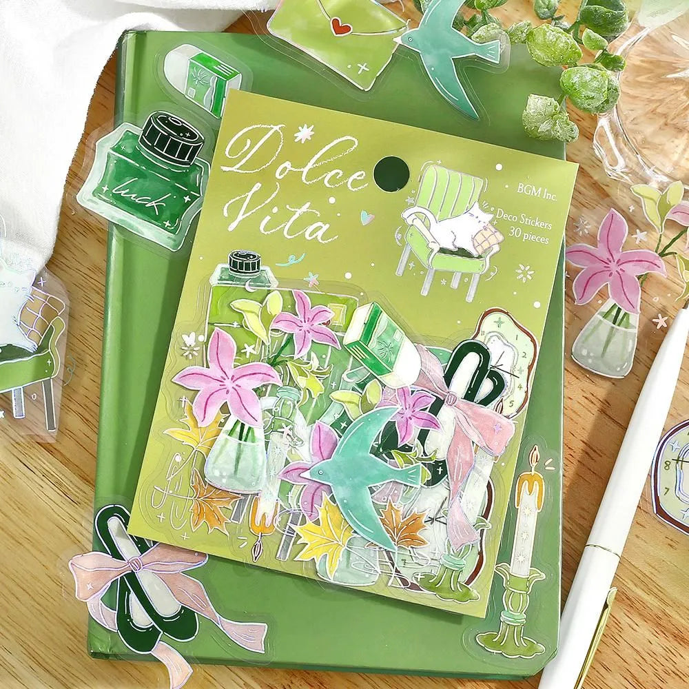 BGM Deco Stickers - Dolce Vita Series - Letters of Happiness