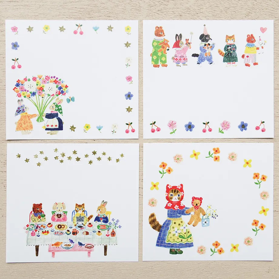 Cozyca x Aiko Fukawa - Memo Pad - Little Fluffy Friends