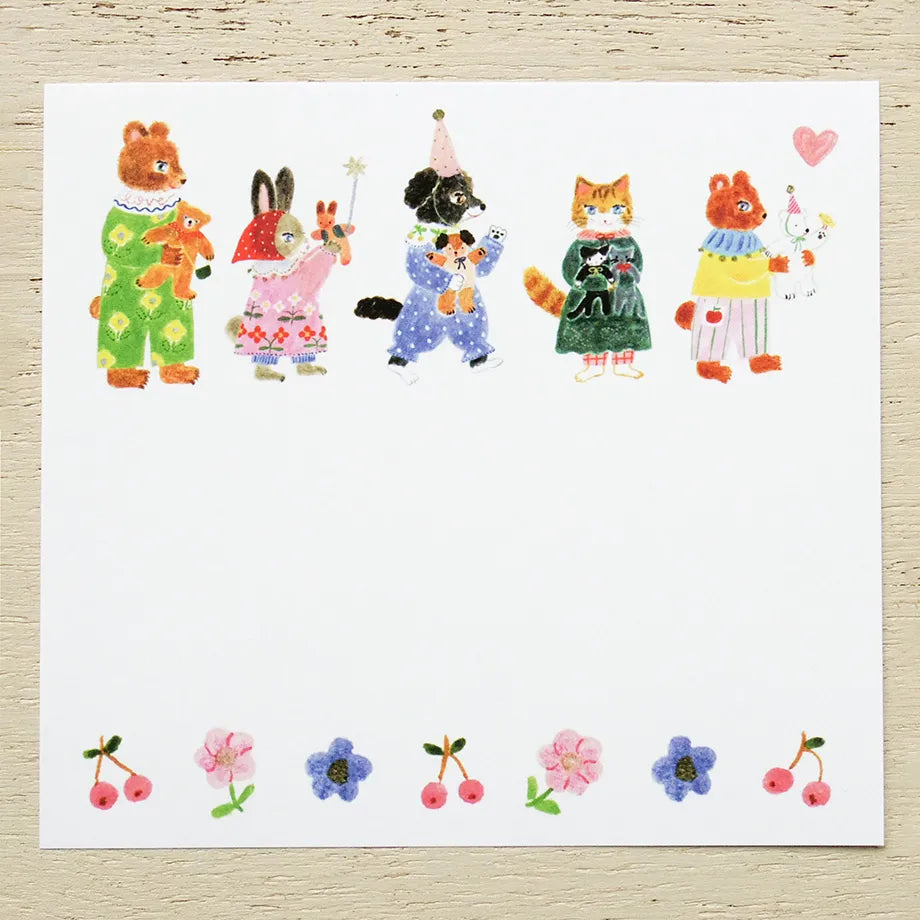 Cozyca x Aiko Fukawa - Memo Pad - Little Fluffy Friends