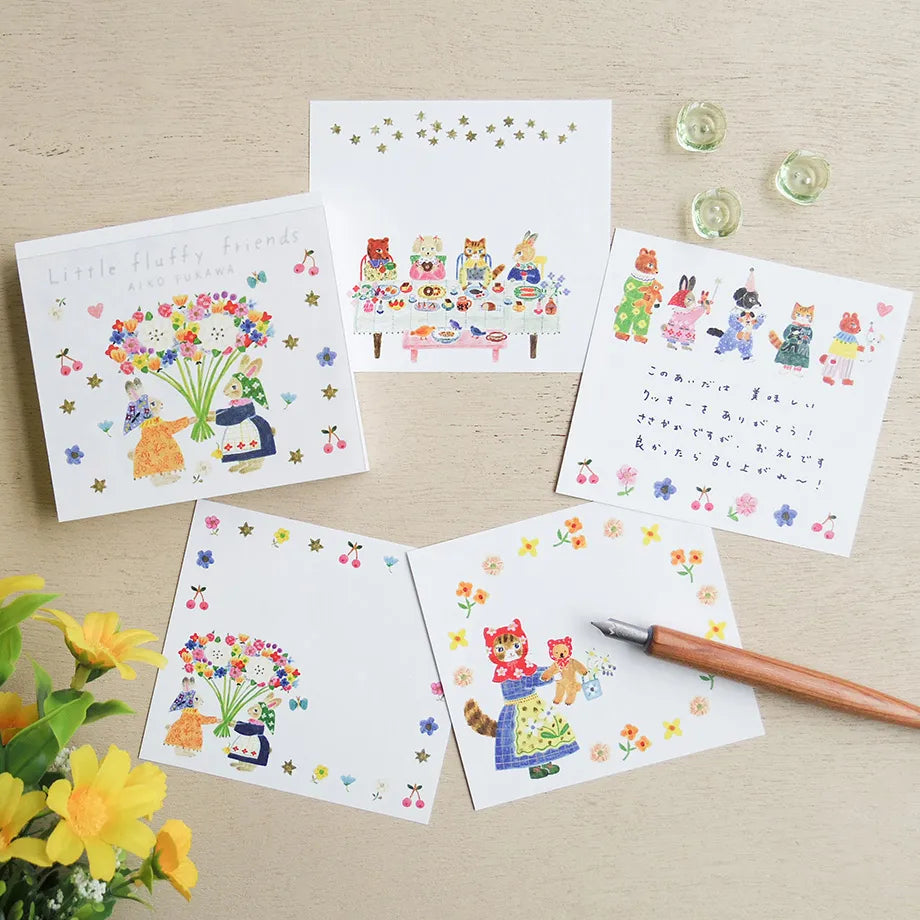 Cozyca x Aiko Fukawa - Memo Pad - Little Fluffy Friends