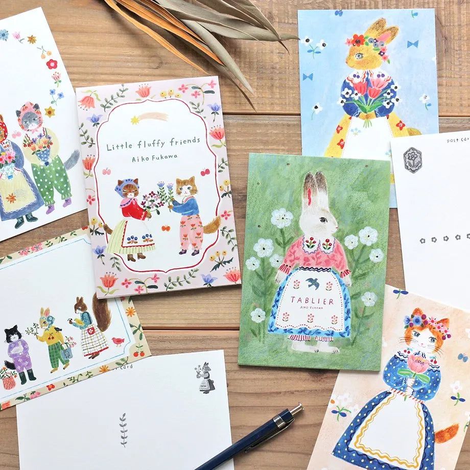 Cozyca x Aiko Fukawa - Postcard - Little Fluffy Friends