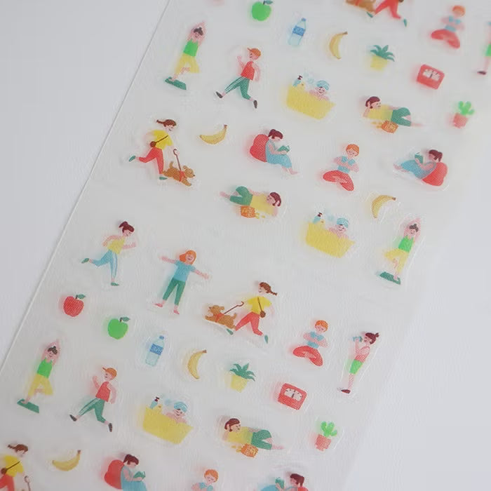 Furukawashiko Choco-Peta Sticker Sheet - Life