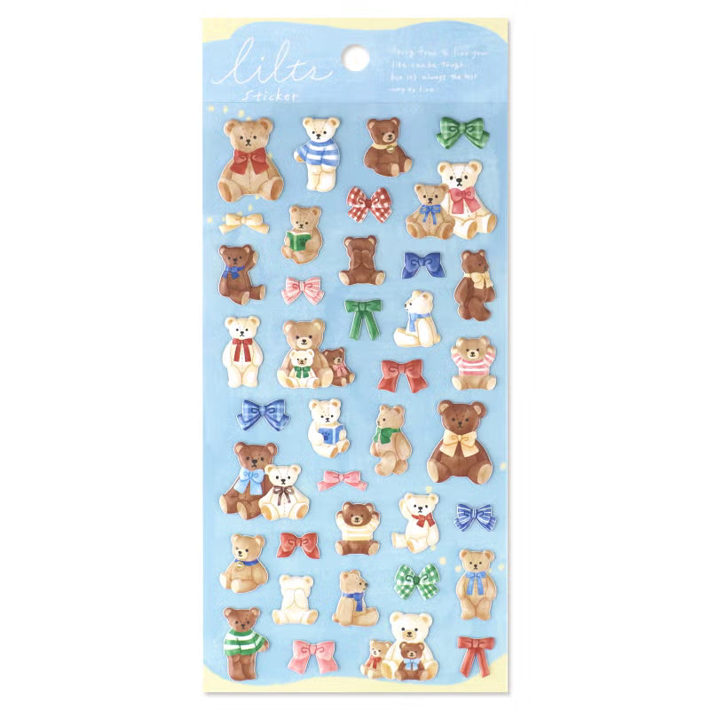 Mind Wave Lilts Sticker Sheet - Kumanonui Walnut