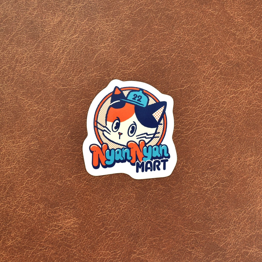 Papier Platz x ob1toy - Die-Cut Sticker - NyanNyan MART - Logo