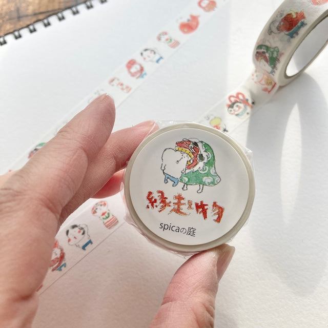 Spica Garden Washi Tape - muu-chan Series - Lucky Charm