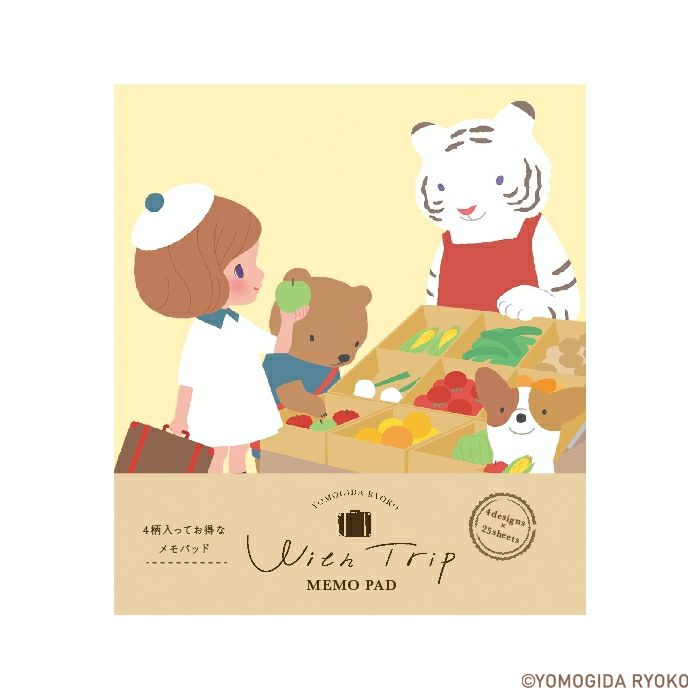 Furukawashiko x Ryoko Yomogida - With Trip Series - Memo Pad - Market