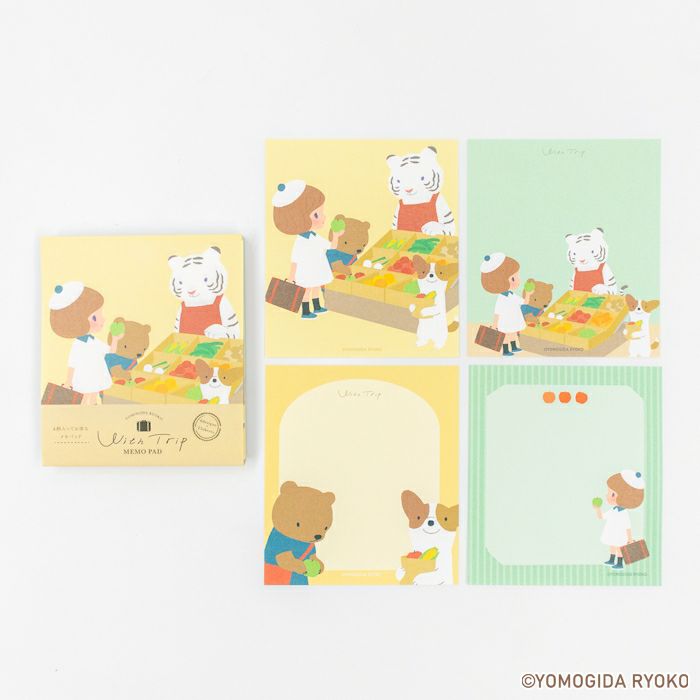 Furukawashiko x Ryoko Yomogida - With Trip Series - Memo Pad - Market