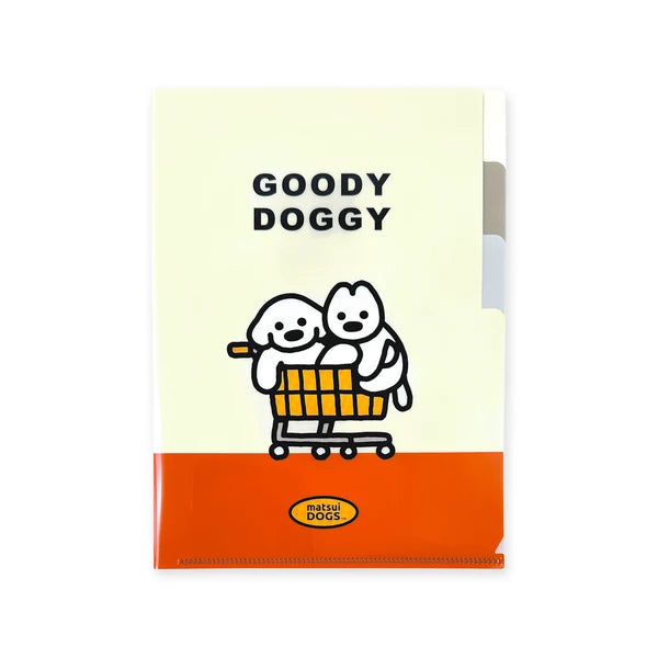 Frontier - Notebook A5 Clear File - Matsui Dogs