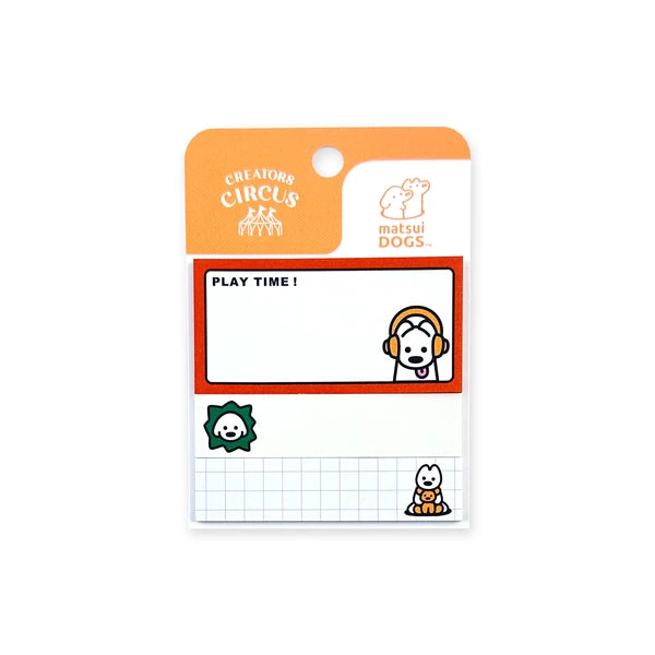 Frontier - Creators Circus Sticky Notes - Matsui Dogs