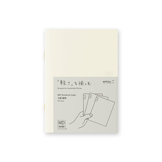 MD Notebook Light - A6, Lined (Set of 3)