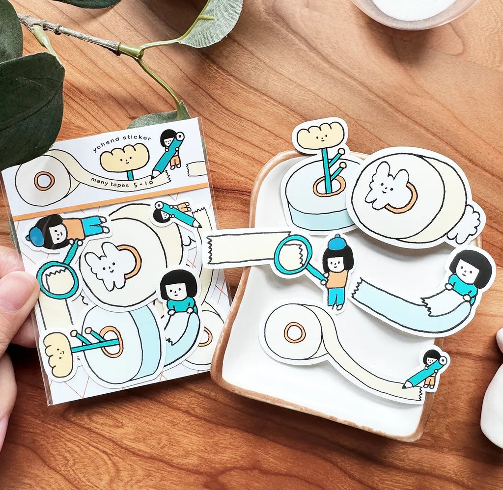 Yohand Studio - Medium Sticker Set - Version 5 - Tapes