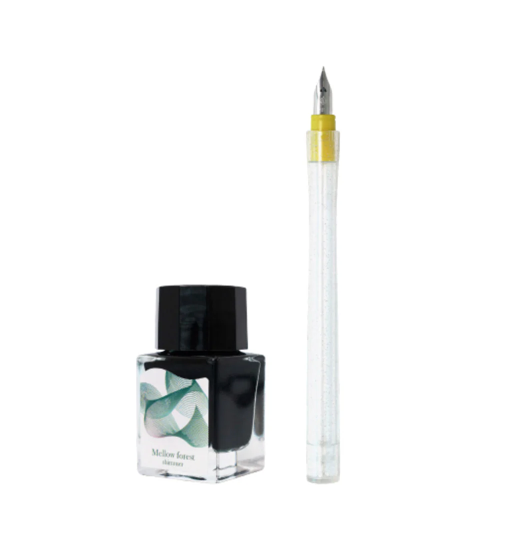 Sailor Dipton + Hocoro Ink Dip Pen Set - Mellow Forest