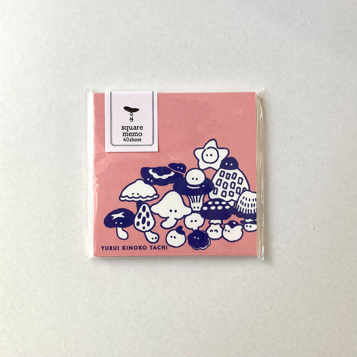nocco. - Memo Pad - Yurui Kinoko Tachi - Pink