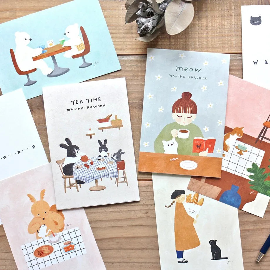Cozyca x Mariko Fukuoka - Postcard - Meow