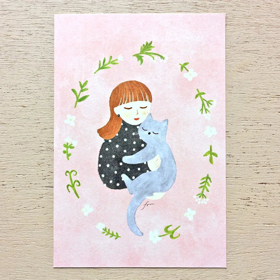 Cozyca x Mariko Fukuoka - Postcard - Meow