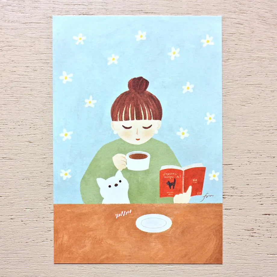 Cozyca x Mariko Fukuoka - Postcard - Meow