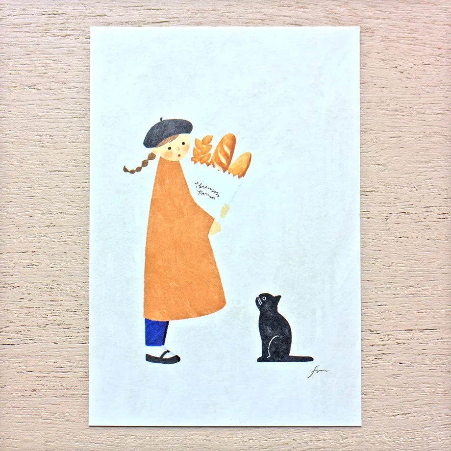 Cozyca x Mariko Fukuoka - Postcard - Meow