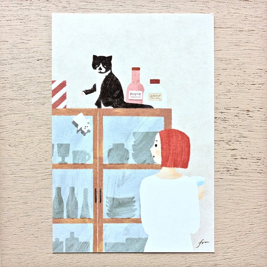 Cozyca x Mariko Fukuoka - Postcard - Meow