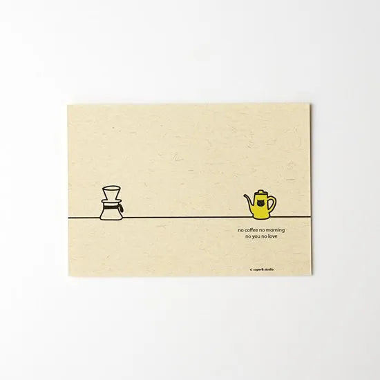 superB studio - Postcard - Meow Barista