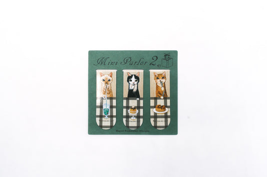 Pottering Cat Magnetic Bookmarks - Mini Dessert Shop 2