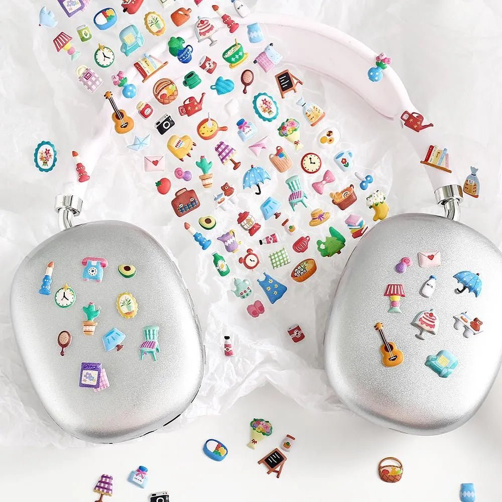 BGM 3D Sticker Sheet - Muni-Muni Vol.2 - Mini Lifestyle