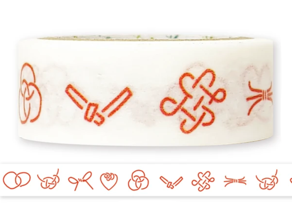 Shinzi Katoh Washi Tape - Nichinichi - Mizuhiki