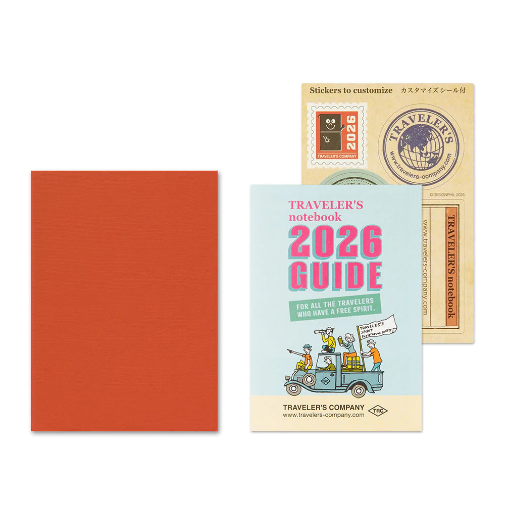 TRAVELER'S Passport Size Refill - 2026 Monthly