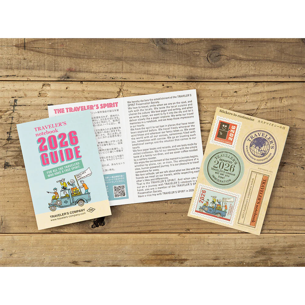 TRAVELER'S Passport Size Refill - 2026 Monthly