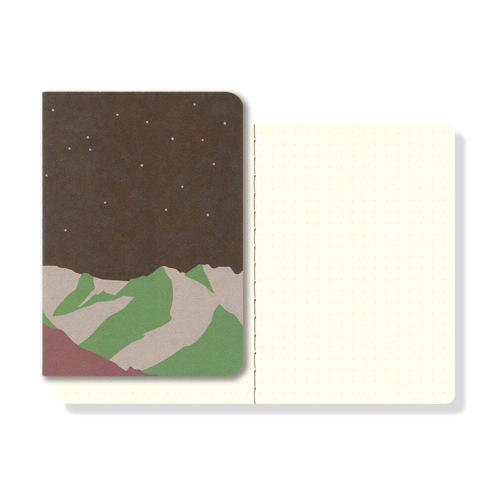 Ro-Biki Notebook - Shape Series - Mountain Night