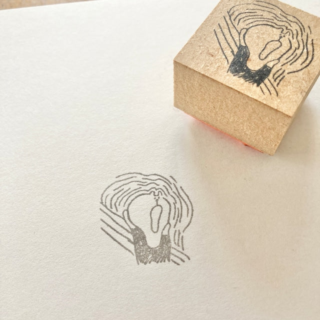Spica Garden Wood Stamp - muu-chan Series - Muu's Cry