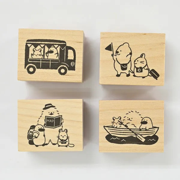 NB Wood Stamp Set - Yamanoha Chonaikai
