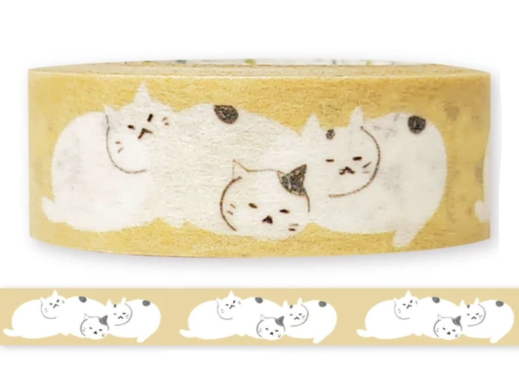 Shinzi Katoh Washi Tape - Nichinichi - Ohiru Neko 2