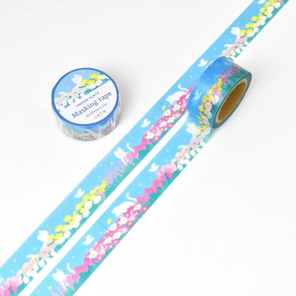 Papier Platz x Kazu Miyashita - Washi Tape - Nekoneko Biyori