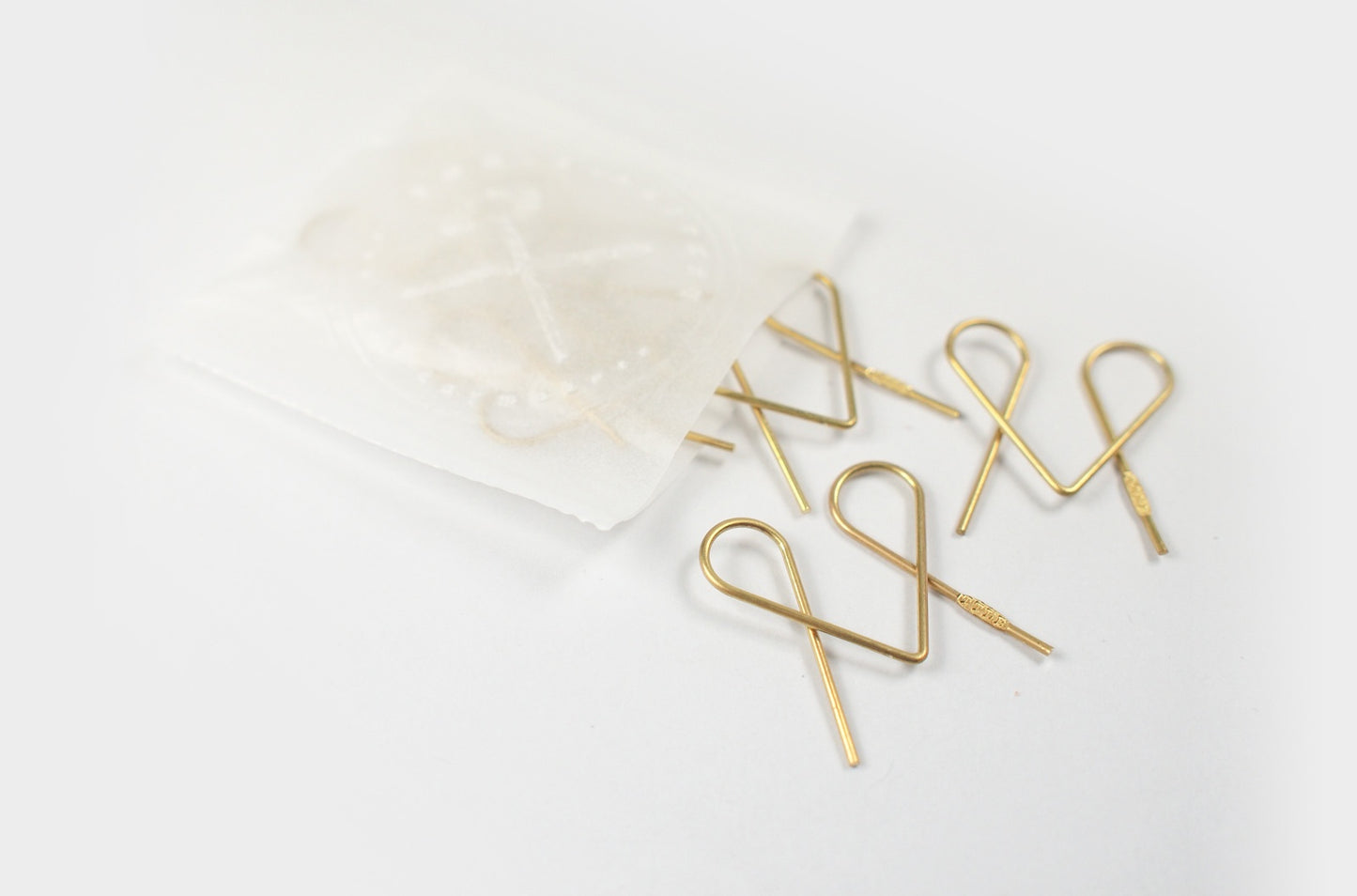 TOOLS to LIVEBY Brass Paper Clips - Box of 10