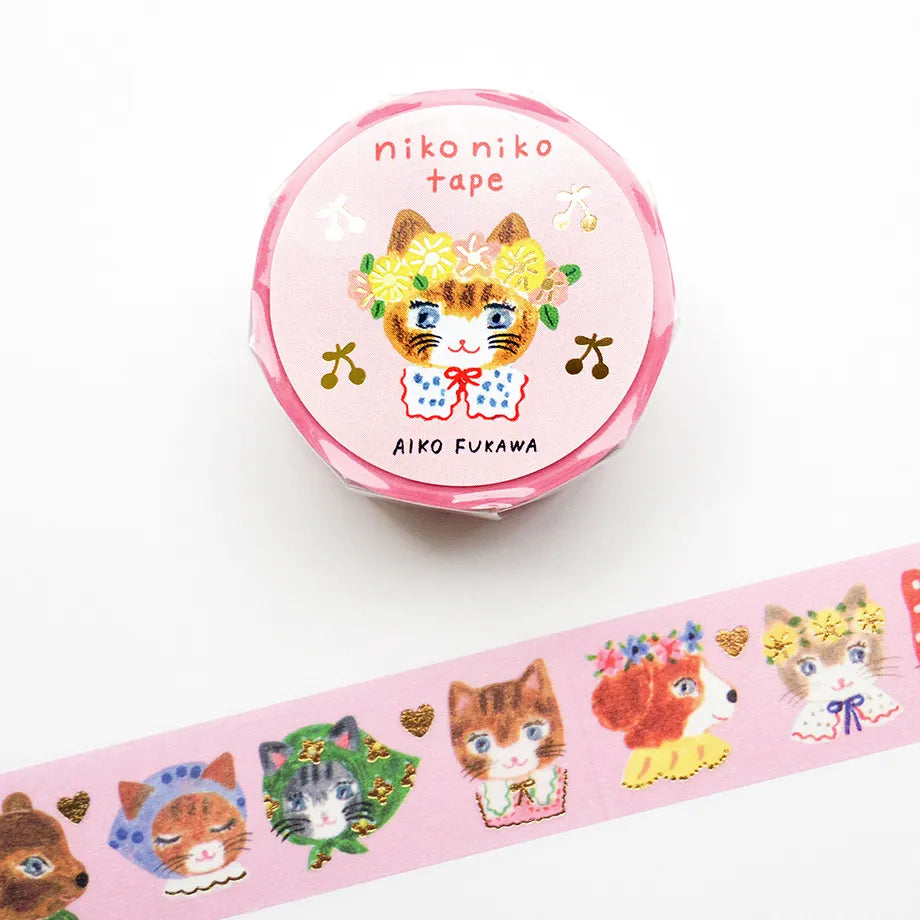 Cozyca x Aiko Fukawa - Washi Tape - Niko Niko