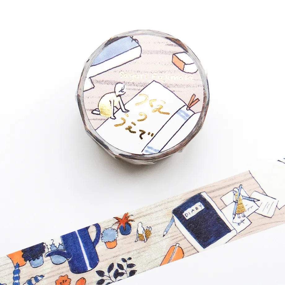 Cozyca x Sayuri Fujimaki - Washi Tape - Tsukue no Ue
