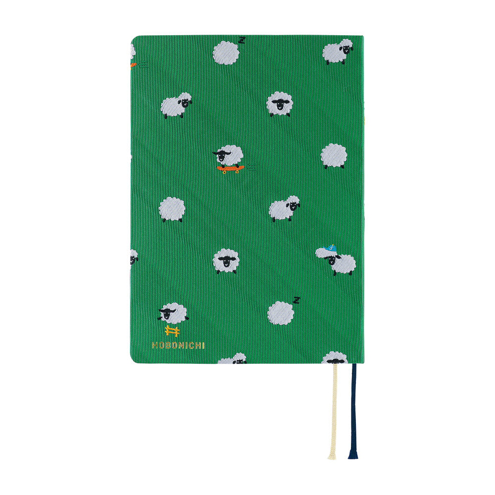 Hobonichi Techo 2027 HON - JPN Edition - A6 - Bow & Tie: Sheep Sheep Sheep